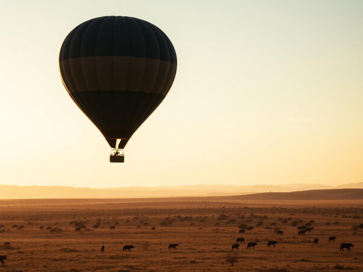 Serengeti, Sunrise balloon flights over the plains